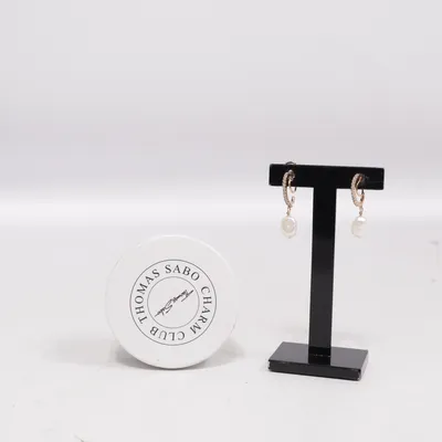 Boucles d'oreilles (Or, Blanc) de Thomas Sabo Métal inconnu