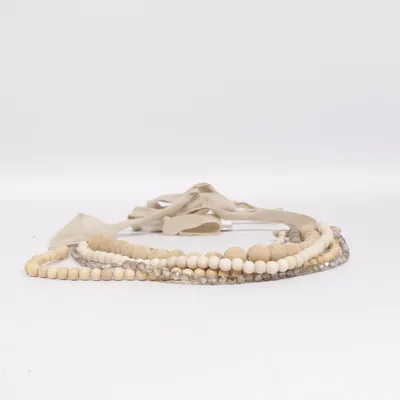 Body jewelry (Beige, Brown, Multicolored) from Fabiana Filippi Wood, Plastic