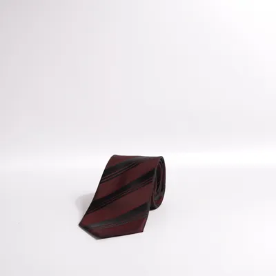 Stropdas (Zwart, Rood) van Walbusch Zijde