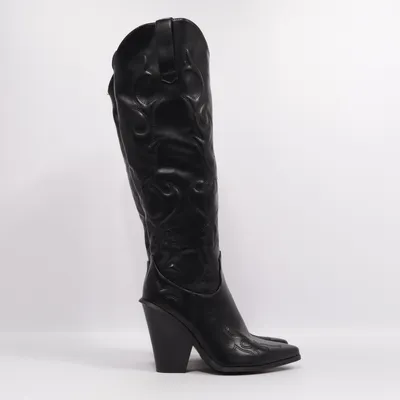 Cowboyboots (Svart) från NLY Skinn