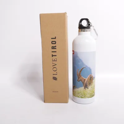 Water bottle (White, Multicolored) from Tirol