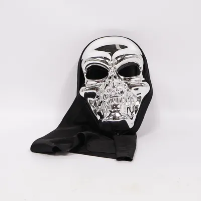 Maskeradmask (Silverfärgad, Svart)