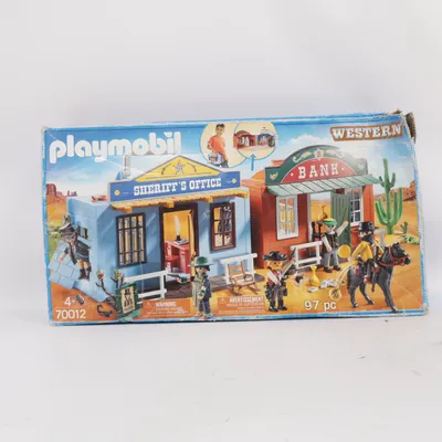 Construction set (Western Sheriff's Office And Bank) from Playmobil
