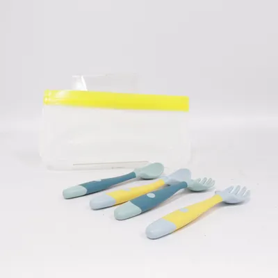 Children's cutlery (Blue, Yellow, Gray) from Marcus & Martinus