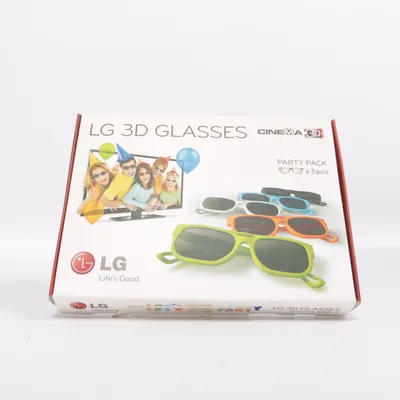 3D-glasögon (Orange, Grön, Blå, Vit, Svart) från LG