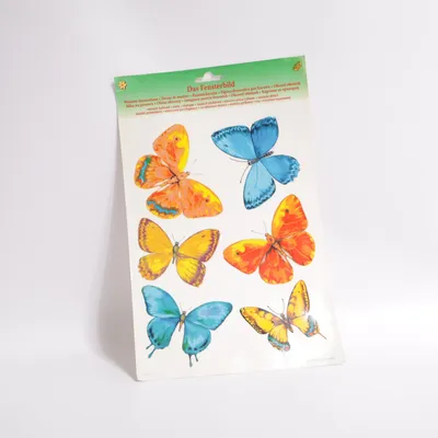 Klistermærker  (Fensterbild Schmetterling) fra Vintage