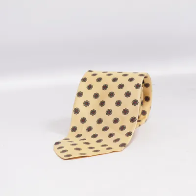 Cravate (Jaune, Multicolore) de Brooks Brothers Soie