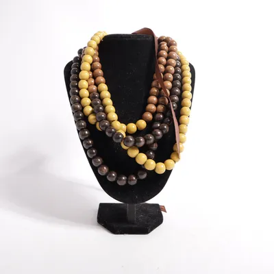 Collier (Marron, Jaune) de MaxMara Bois