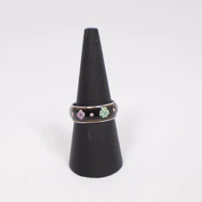 Ring (Silverfärgad, Flerfärgad) Okänd metall