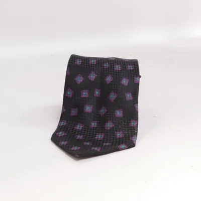 Tie (Black, Purple, Turquoise) from Prochownick Silk
