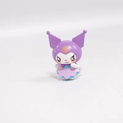 Leksaksfigur (Lila, Vit, Blå) från Sanrio