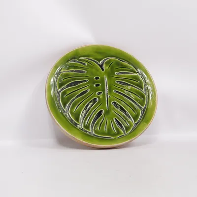 Bord (Groen, Bruin) van Exner