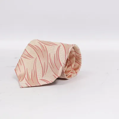 Stropdas (Beige, Rood) van Couture Zijde