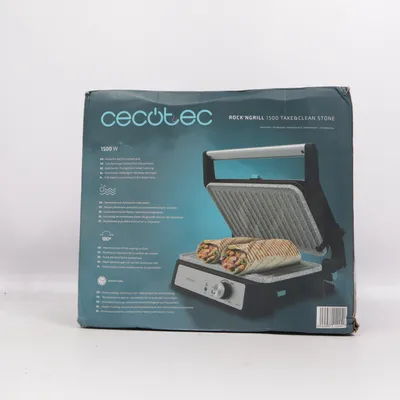 Electrical grill (Rock'nGrill 1500 Take&Clean Stone) from Cecotec