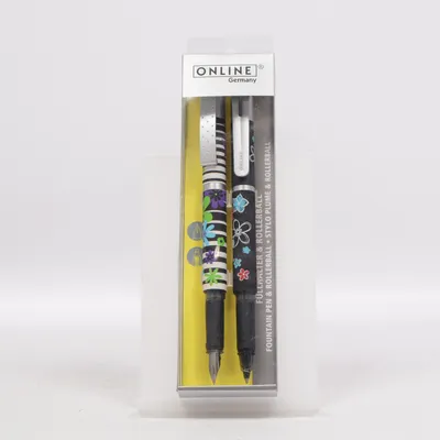 Stylo-plume (Noir, Multicolore) de Online