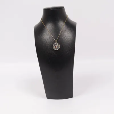 Halsband (Guldfärgad, Svart) från Steel Okänd metall