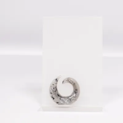 Broche (Gris, Blanc, Noir) Métal inconnu