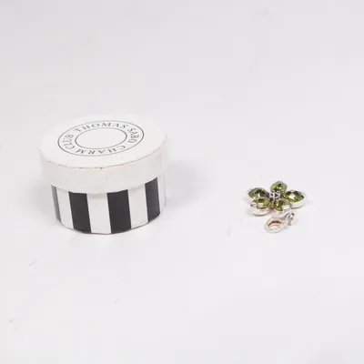 Charm (Green, Silver) from Thomas Sabo Silver