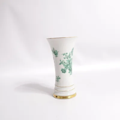 Vase (White, Green, Gold) from Rosenthal