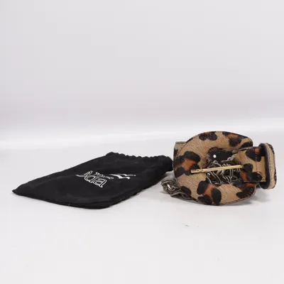 Belt (Brown, Black, Multicolored) from Alba Moda Leather