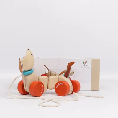 Pull toy (Happy Puppy) from PlanToys