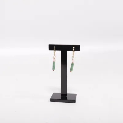 Earrings (Gold, Green, Pink) from Eksept Unknown metal