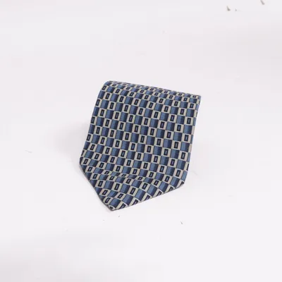 Krawatte (Blau, Grau) von Uptown Seide