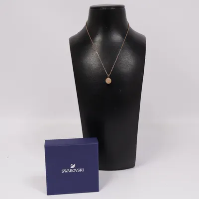 Halskæde (Sort, Guld) fra Swarovski Ukendt metal