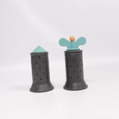 Salt-og peberkværn (Sort, Blå) fra Alessi