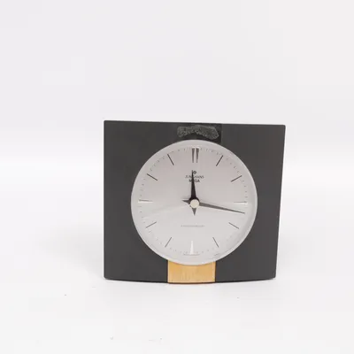 Table clock (Black, Beige, Silver) from Junghans