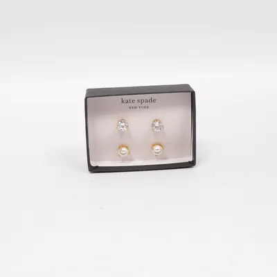 Örhängen (Guldfärgad, Vit) från Kate Spade Okänd metall