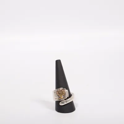 Ring (Silver, Gold) Unknown metal, Silver