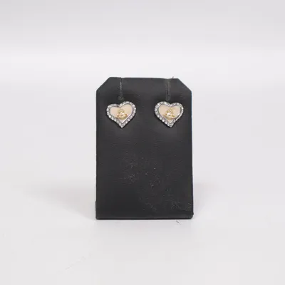Earrings (Gold, Beige) from Vivienne Westwood Unknown metal