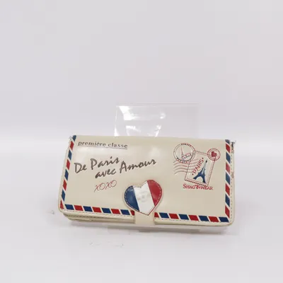 Wallet (White, Red, Blue) from Shag Wear