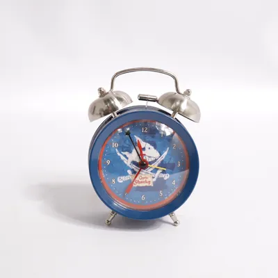 Table clock (Blue, Multicolored)