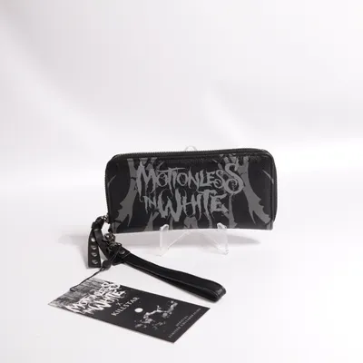 Wallet (Black, Gray) from Killstar Polyurethane