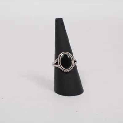 Ring (Svart) Silver
