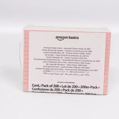 Papier (A6 Ruled Index Cards) van Amazon Basics