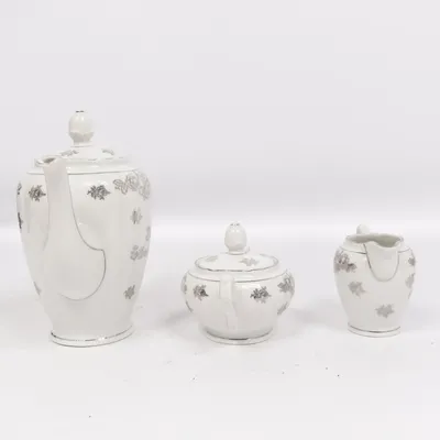 Tableware (White, Silver) from Bavaria