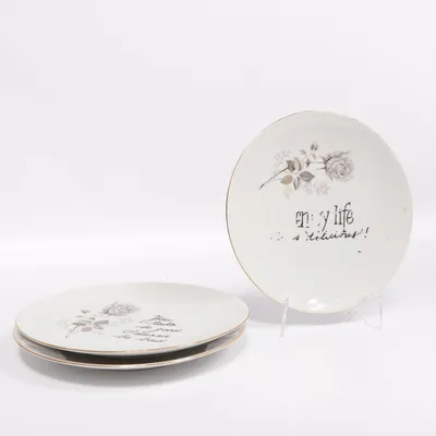 Plate (White) from Bareuther Bavaria