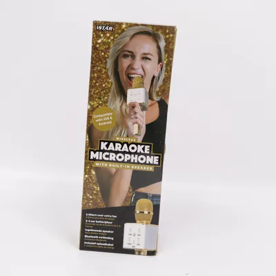 Karaoke machine (Gold, White) from Istar