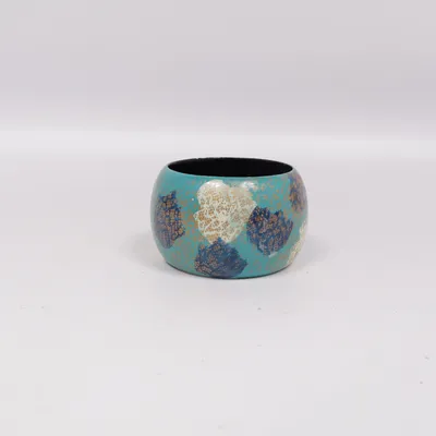 Bracelet (Turquoise, Multicolored) Wood
