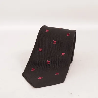 Stropdas (Zwart, Rood) van Hemley Zijde