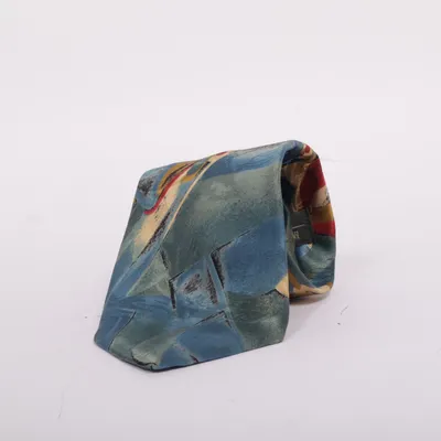 Tie (Blue, Multicolored) from Fashion Affairs Silk