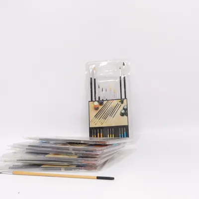 Konstnärspensel (Svart, Flerfärgad)