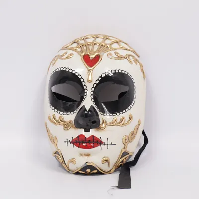 Masquerade mask (White, Black, Red)