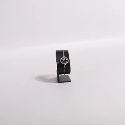 Bracelet (Silver, Red) from LDADPR Unknown metal