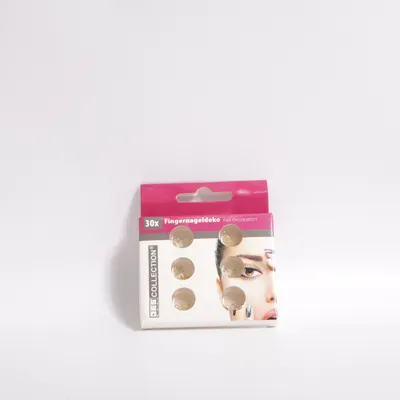Negledekoration (Guld, Transparent) fra JES Collection