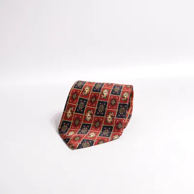 Cravate (Rouge, Noir, Or) de Prochownick Soie