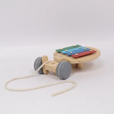 Pull toy (Beige, Multicolored) from PlanToys